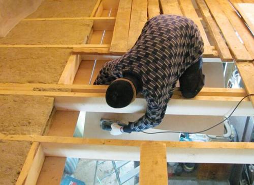 Пол второго этажа в частном доме. Устройство балок