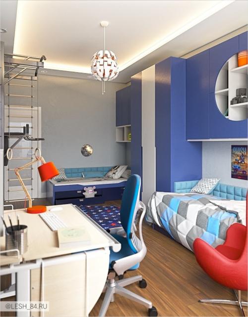 Разнообразие цветов в интерьере 12