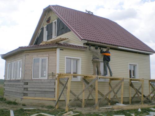 Внешняя отделка дома из бруса. Нужна ли отделка брусового дома снаружи