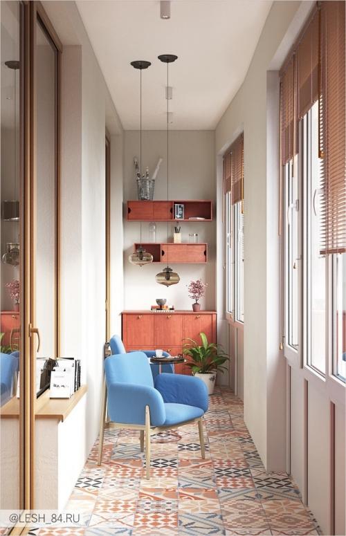 Разнообразие цветов в интерьере 04