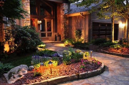 Освещение дачного участка. Уличное освещение дачного участка 06