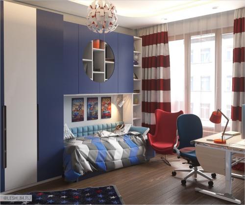 Разнообразие цветов в интерьере 11