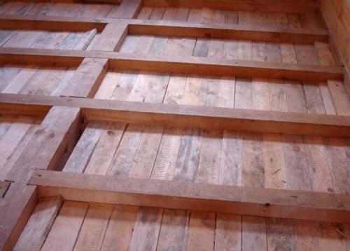 Пол второго этажа в частном доме. Устройство балок
