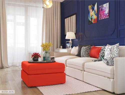 Разнообразие цветов в интерьере 05