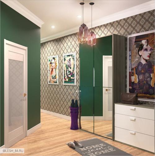 Разнообразие цветов в интерьере 03