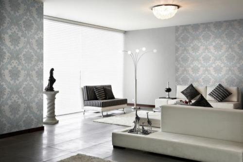 Какие лучше обои наклеить в зале. Как наклеить обои в зале 33