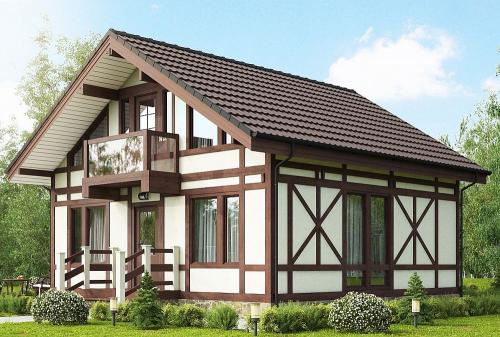 Отделка в стиле фахверк. Немецкий фасад дома в стиле фахверк своими руками