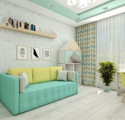 Идея интерьера детской 02