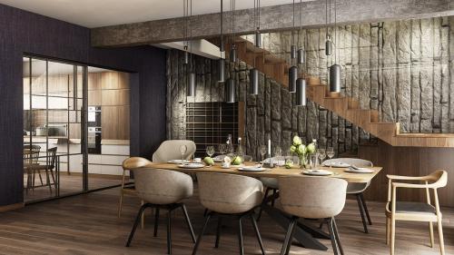 Интерьер большого загородного дома 05