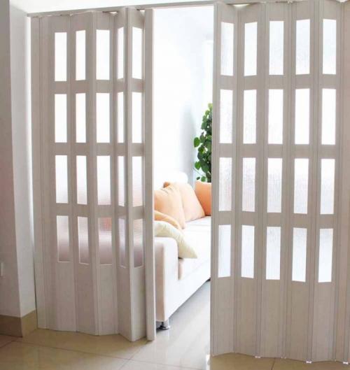 Двери гармошка, как уменьшить ширину. Дверь — гармошка: преимущества и недостатки