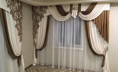 Выпиленные лобзиком трафареты ажурных ламбрекенов. Материалы для ажурных ламбрекенов