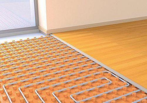 Водяной теплый пол без стяжки под ламинат. Технология монтажа тёплого пола без стяжки