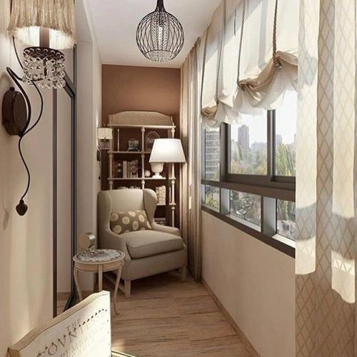 Какой бы интерьер лоджии вы бы выбрали 01