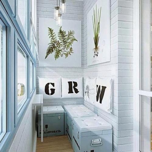 Какой бы интерьер лоджии вы бы выбрали 03