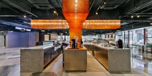 Оформление колонны в интерьере кафе. Дизайн интерьера кафе: оригинально, не правда ли?