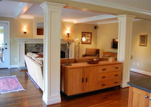 Оформление колонны в интерьере лофт. Колонны в интерьере — 90 фото лучших идей изящного дизайна и декора