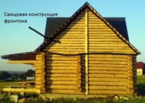 Оформление фронтона крыши деревом. Что такое фронтон? Общая информация о его устойстве