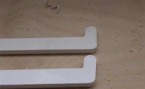 Как обрезать подоконник под холодильник