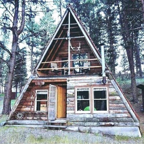 А-образные дома проекты. Строительство А образного треугольного дома в форме шалаша