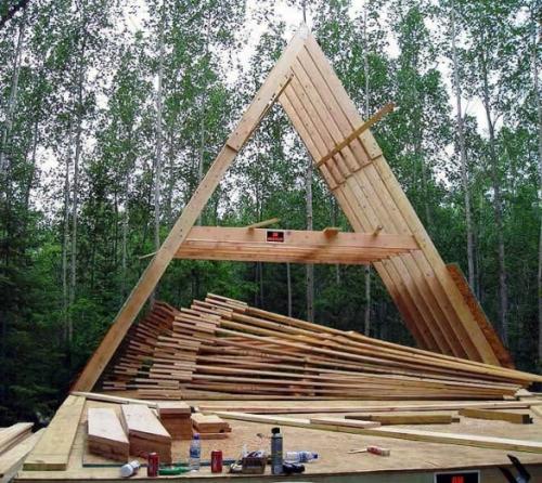 Дом шалаш под ключ. Дом-шалаш своими руками