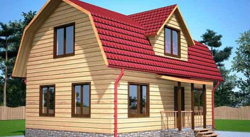 Расчет мансарды двускатной крыши. Выбор конструкции кровли