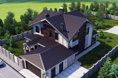 Расчет мансарды двускатной крыши. Выбор конструкции кровли