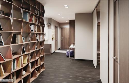 Современная четырехкомнатная квартира 04