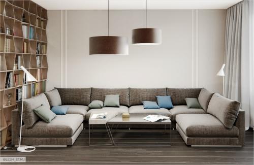 Современная четырехкомнатная квартира 02