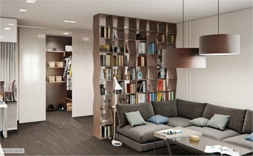 Современная четырехкомнатная квартира 03