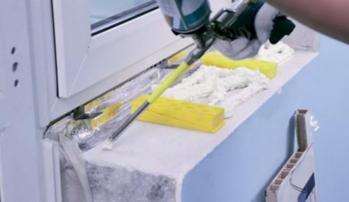 Подоконник в разрезе. Как установить пластиковую конструкцию?