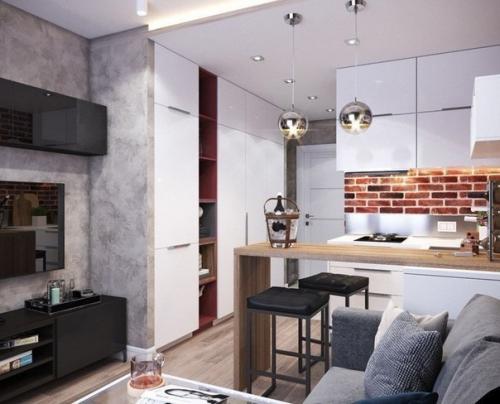 Проект квартиры 17 кв.м 02