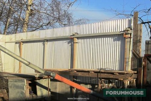 Самодельные откатные ворота на подшипниках. Откатные ворота. Вариант 1