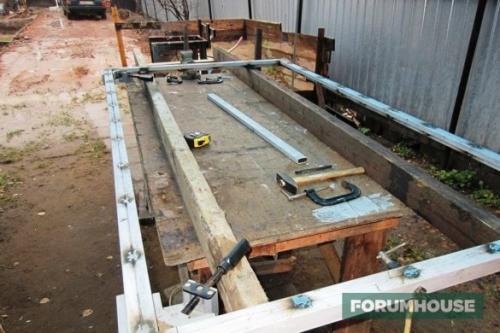 Самодельные откатные ворота на подшипниках. Откатные ворота. Вариант 1