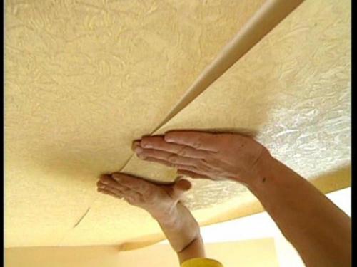 Потолок в дом. Натяжное полотно 21