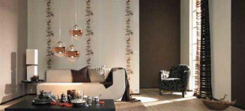 Варианты поклейки обоев в зале. Правила сочетания обоев и текстур