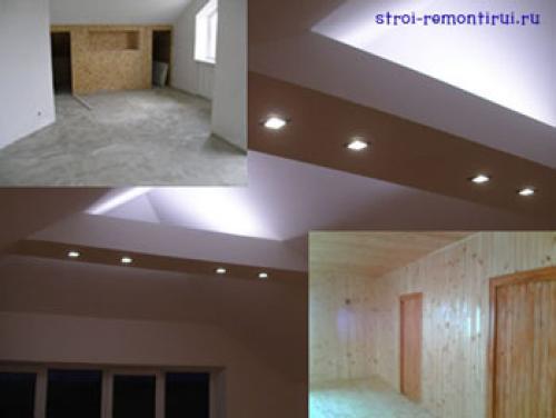 Внутренняя отделка дома из бруса. Фронт работ внутри брусового дома 08