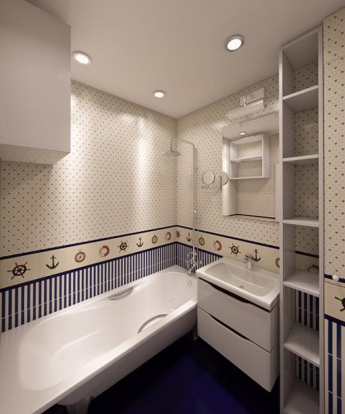 Дизайн интерьера однокомнатной квартиры 41 м2 07