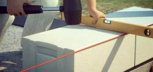 Строительство домов из газобетона. Укладка газобетонного блока