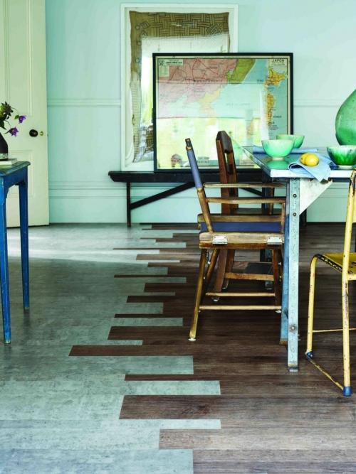 Интересные идеи для стен и пола 05