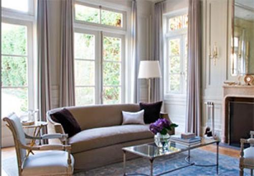 Французское окно шторы. В каком случае уместно французское окно
