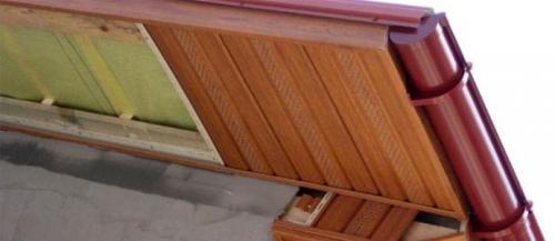 Подшивка карниза крыши деревом. Правила подшивки карниза софитом – виды материала и способы монтажа
