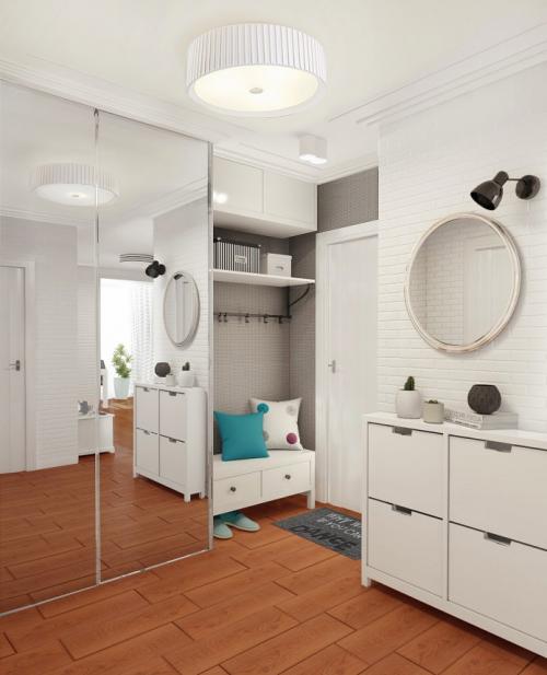 Декор стен в прихожей своими руками. Фактор функциональности