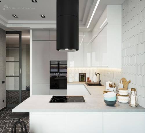 Интерьер трехкомнатной квартиры 100 кв. м 08