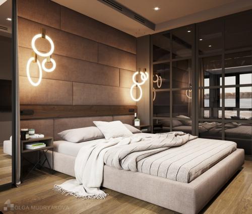 Интерьер трехкомнатной квартиры 100 кв. м 12