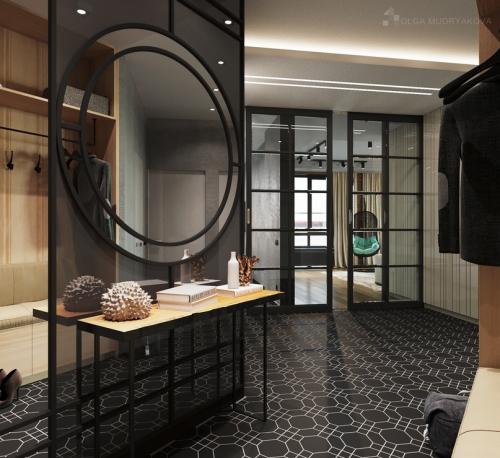 Интерьер трехкомнатной квартиры 100 кв. м 09