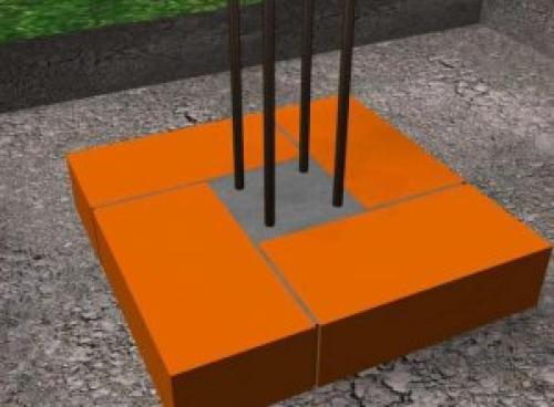 Столбчатый фундамент из кирпича своими руками