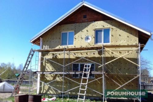 Чем утеплять дом из бруса снаружи. Утепление брусового дома каменной ватой