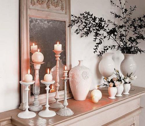 Свечи и подсвечники в оформлении интерьера 02