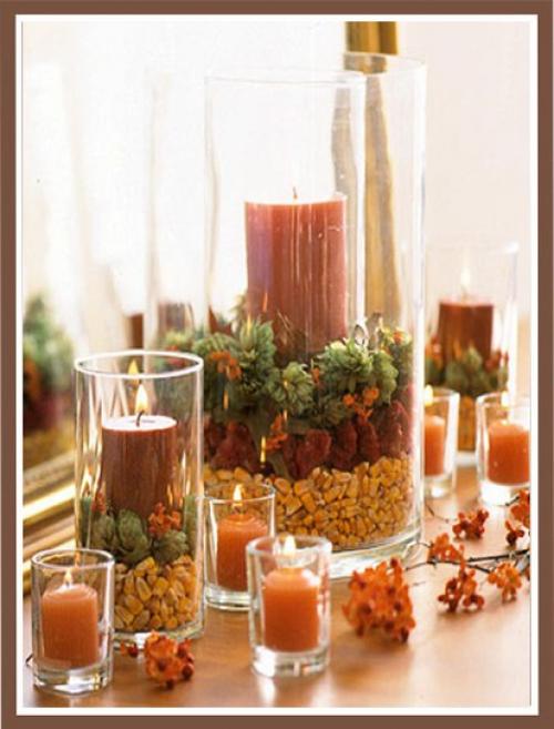 Свечи и подсвечники в оформлении интерьера 04