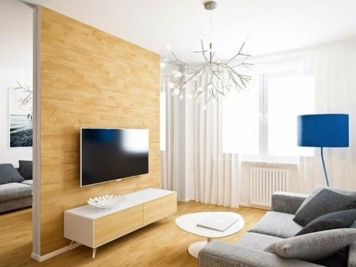 Светлый интерьер квартиры 45 кв.м 02